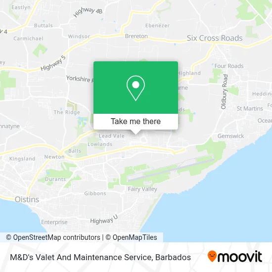 M&D's Valet And Maintenance Service map