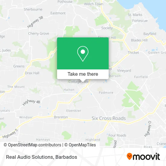 Real Audio Solutions map