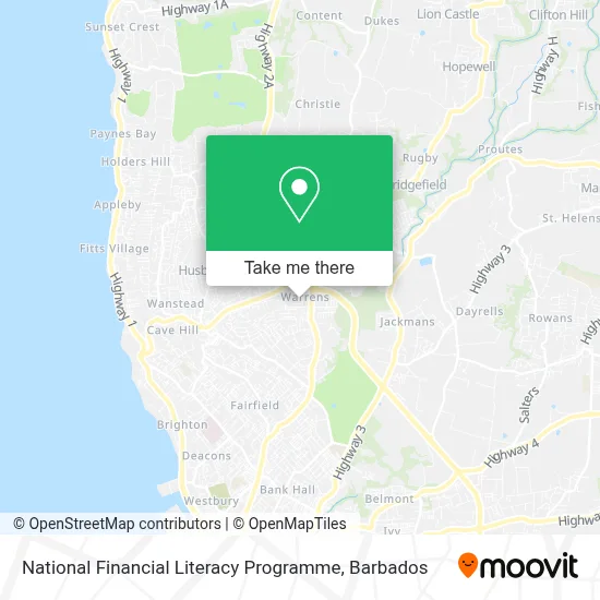 National Financial Literacy Programme map