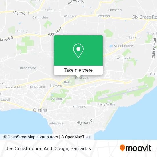 Jes Construction And Design map