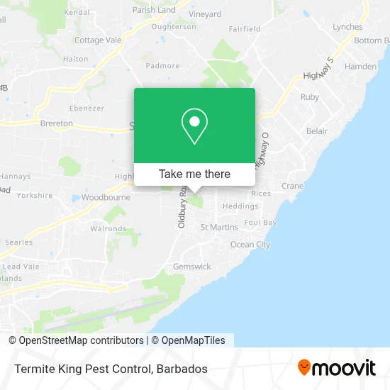 Termite King Pest Control map