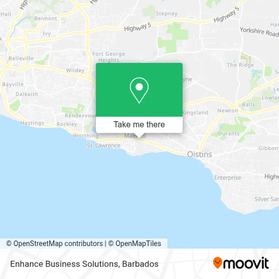 Enhance Business Solutions map