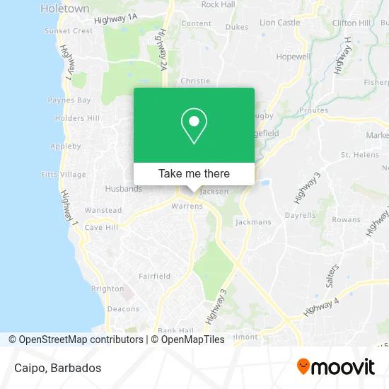 Caipo map