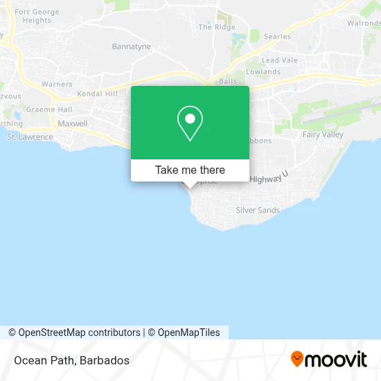 Ocean Path map