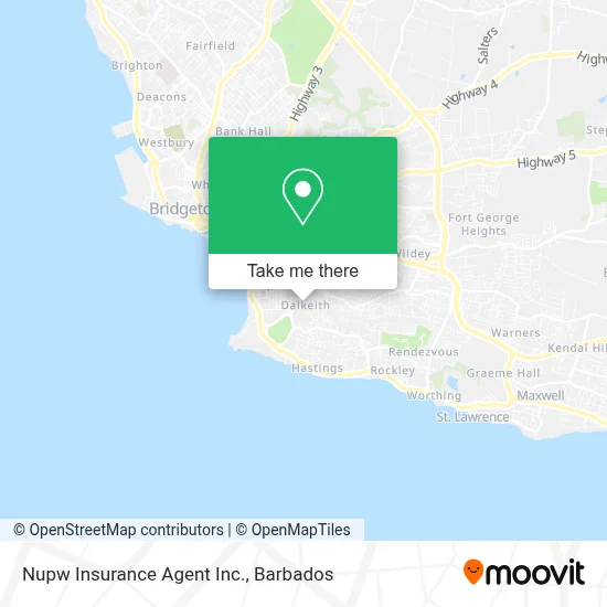 Nupw Insurance Agent Inc. map