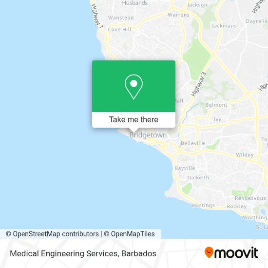 Medical Engineering Services map