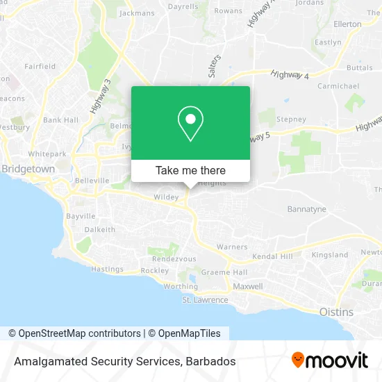 Amalgamated Security Services map