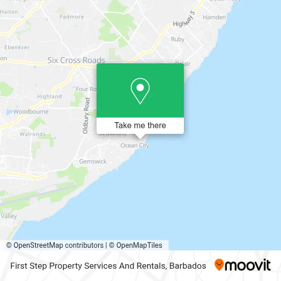 First Step Property Services And Rentals map