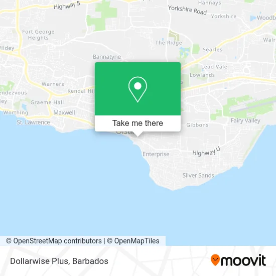 Dollarwise Plus map