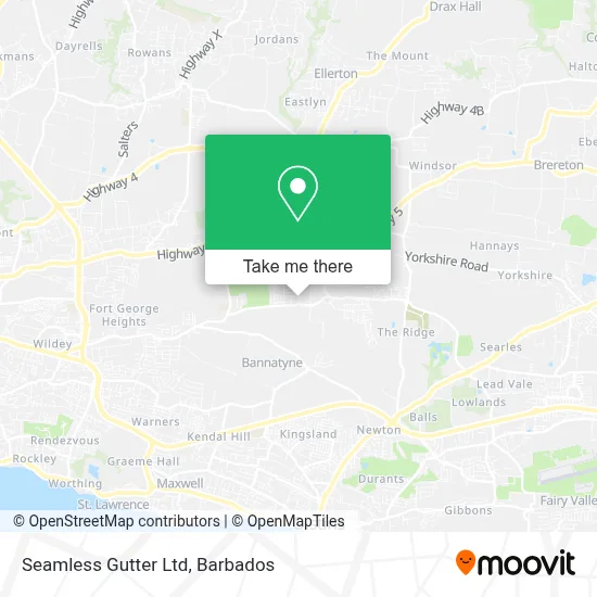 Seamless Gutter Ltd map
