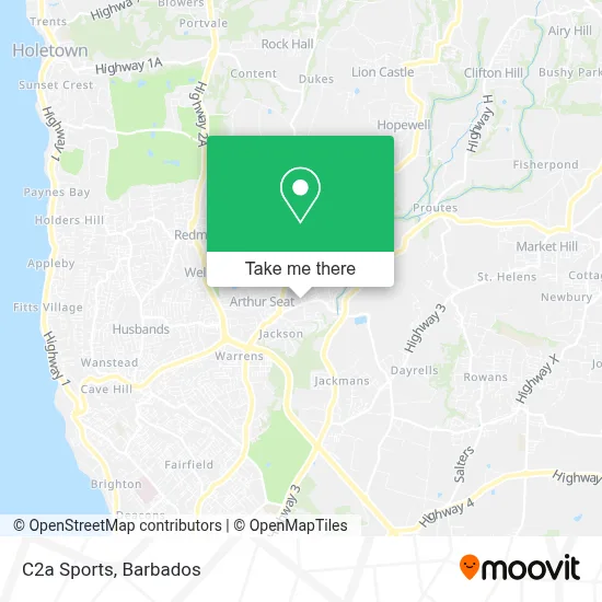 C2a Sports map