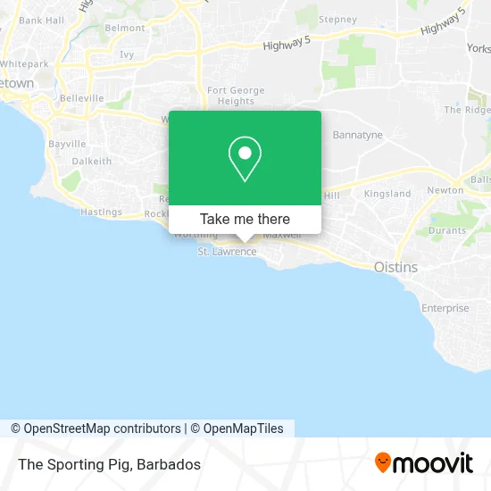 The Sporting Pig map