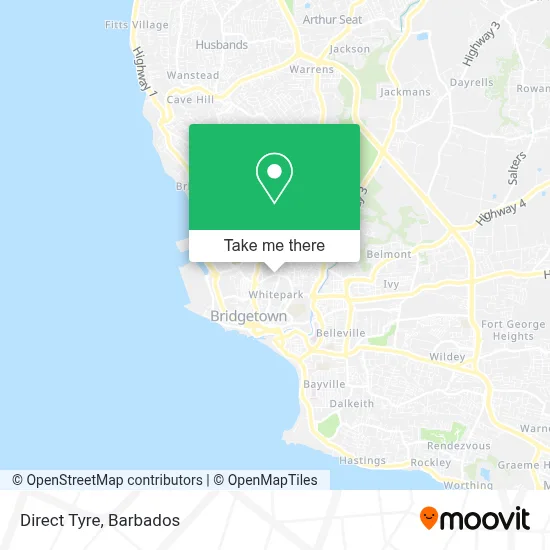 Direct Tyre map