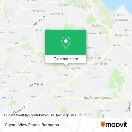 Crystal View Estate map