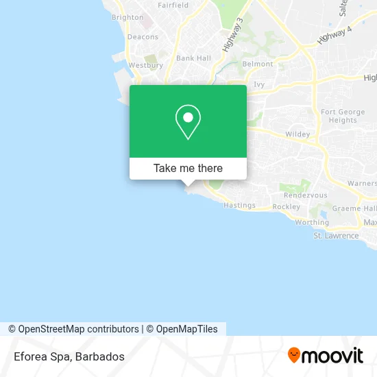 Eforea Spa map