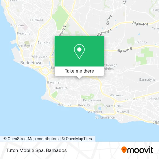 Tutch Mobile Spa map