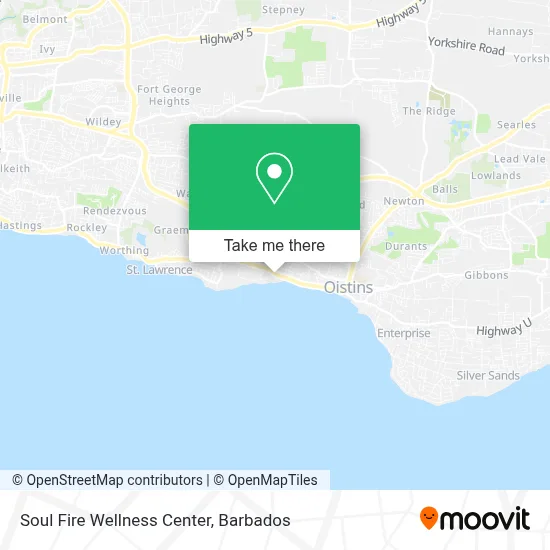 Soul Fire Wellness Center map