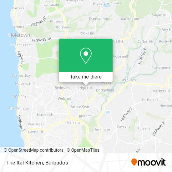 The Ital Kitchen map