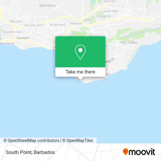 South Point map