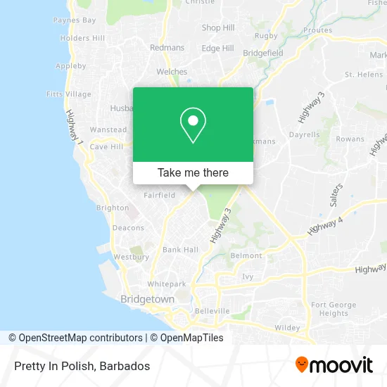Pretty In Polish map