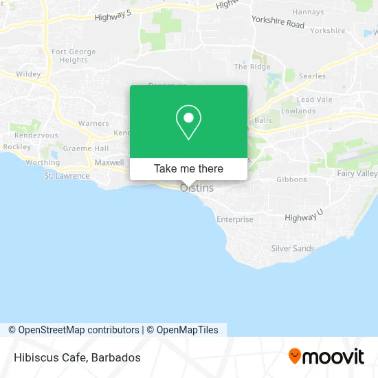 Hibiscus Cafe map