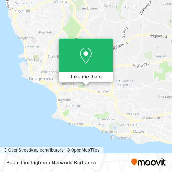 Bajan Fire Fighters Network map