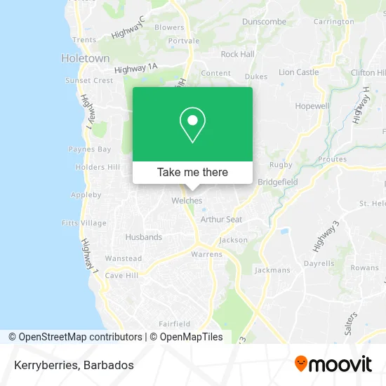 Kerryberries map
