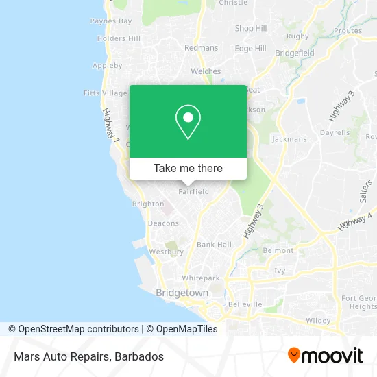 Mars Auto Repairs map