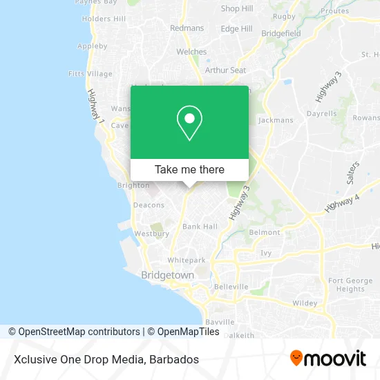 Xclusive One Drop Media map