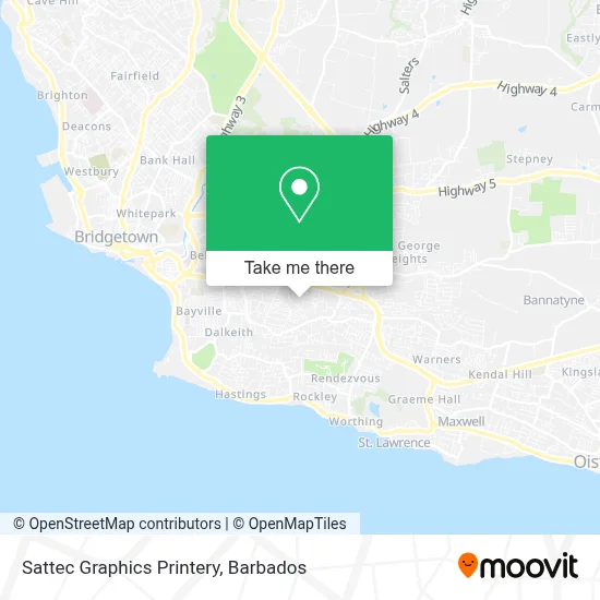 Sattec Graphics Printery map