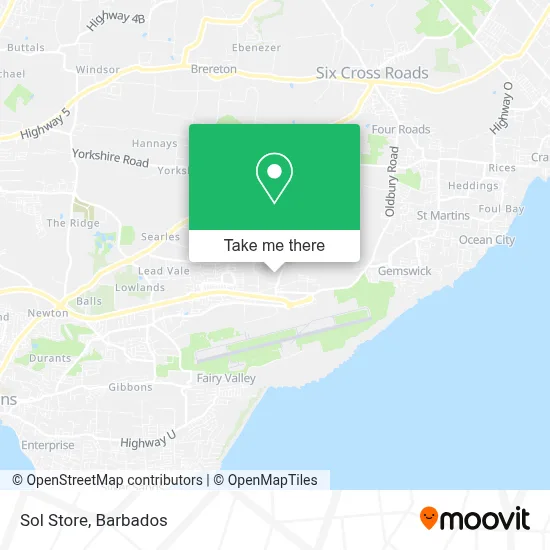 Sol Store map