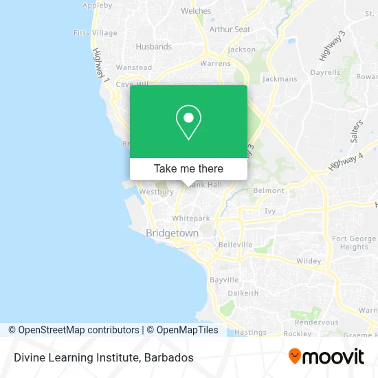 Divine Learning Institute map