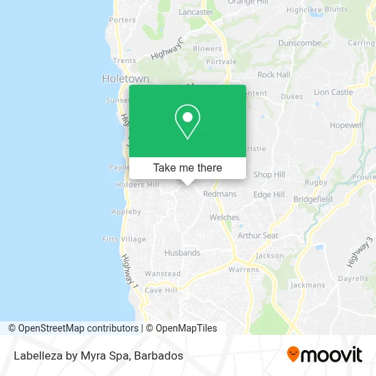 Labelleza by Myra Spa map