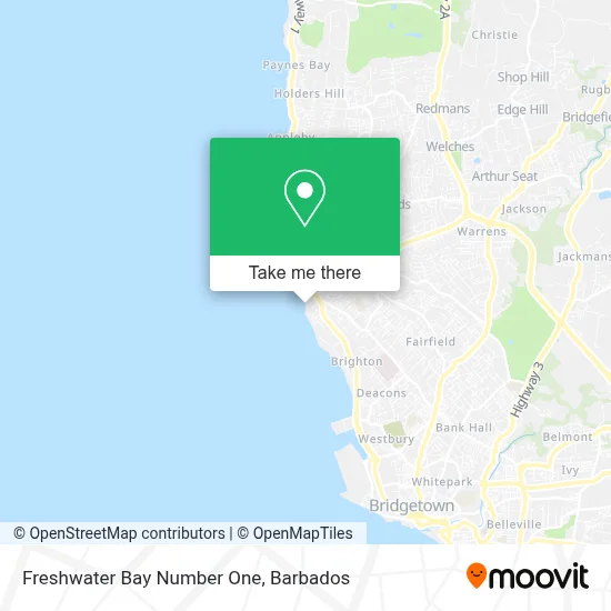 Freshwater Bay Number One map