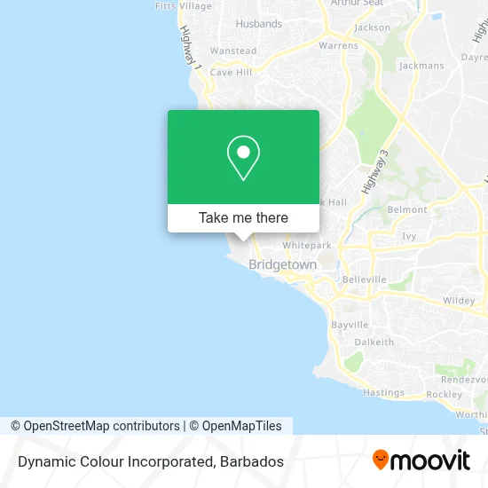 Dynamic Colour Incorporated map