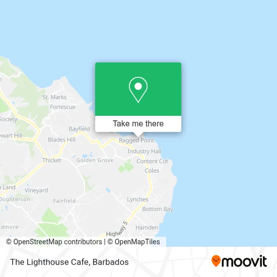The Lighthouse Cafe map