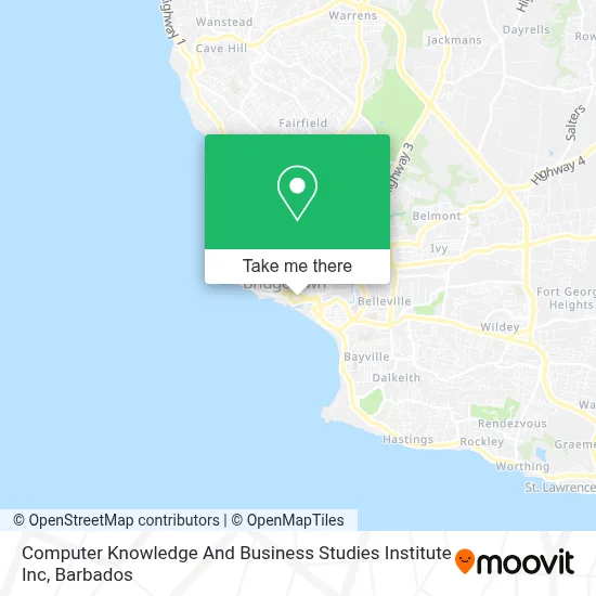 Computer Knowledge And Business Studies Institute Inc map