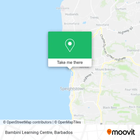 Bambini Learning Centre map