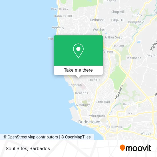 Soul Bites map