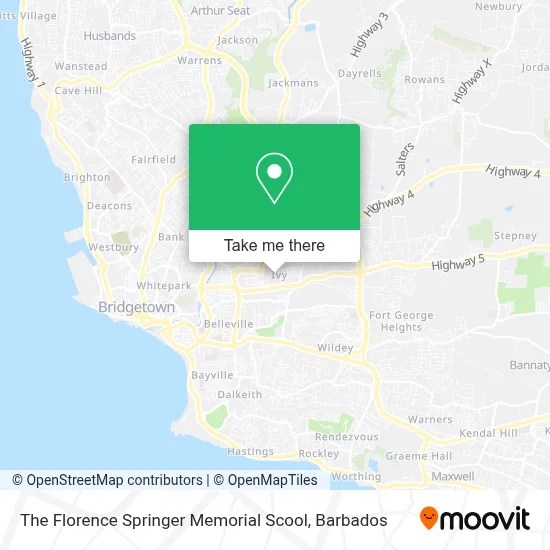 The Florence Springer Memorial Scool map
