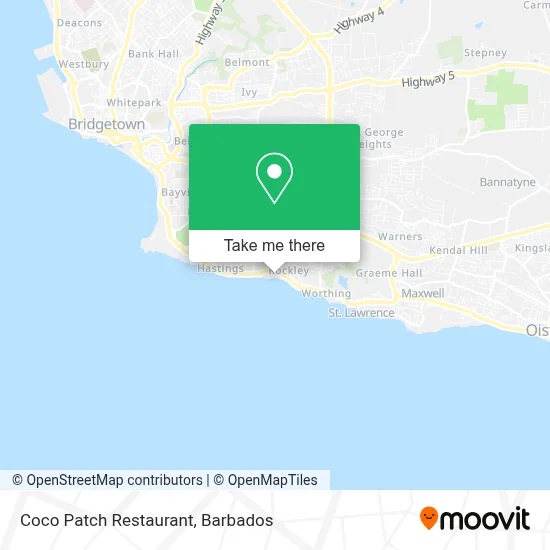 Coco Patch Restaurant map
