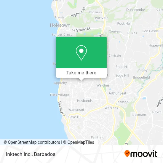 Inktech Inc. map