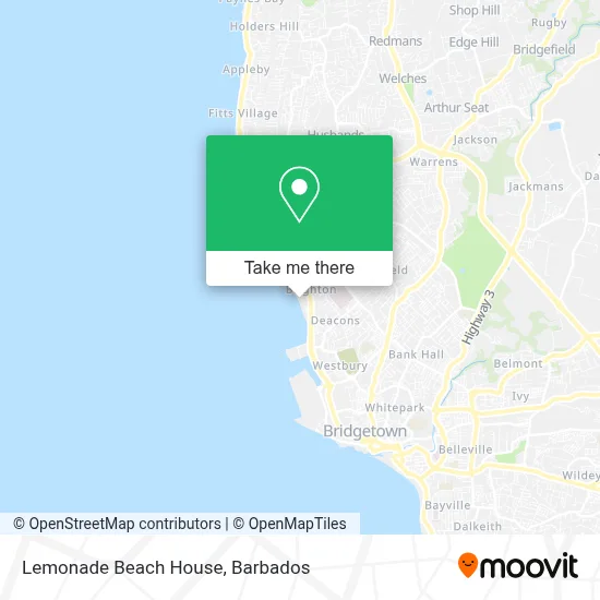 Lemonade Beach House map