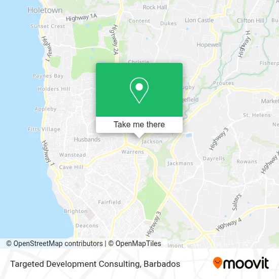 Targeted Development Consulting map