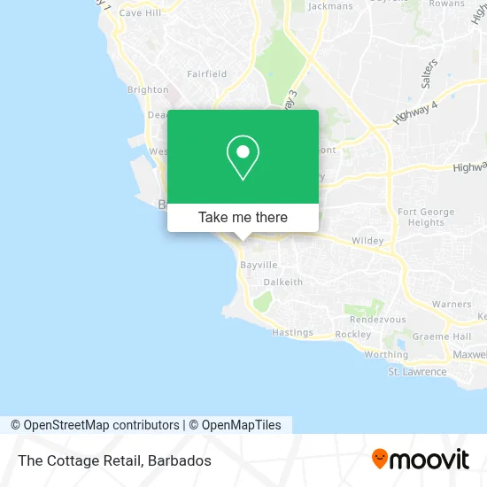 The Cottage Retail map