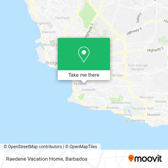 Raedene Vacation Home map