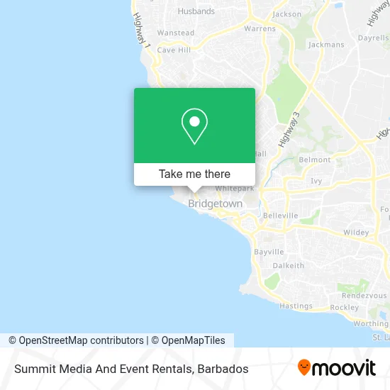 Summit Media And Event Rentals map