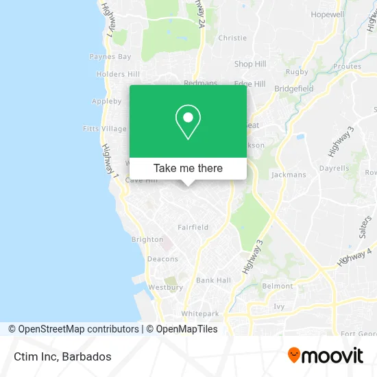 Ctim Inc map