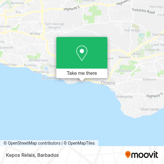 Kepos Relais map