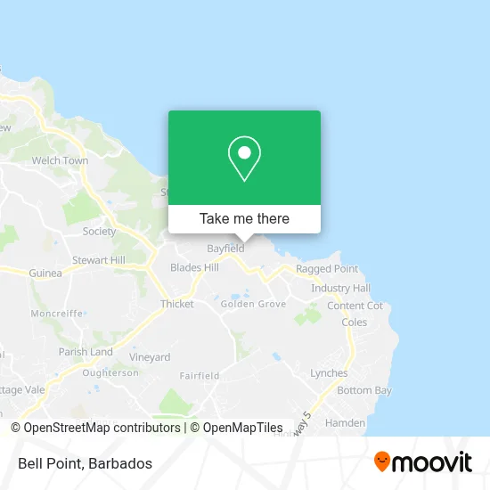 Bell Point map